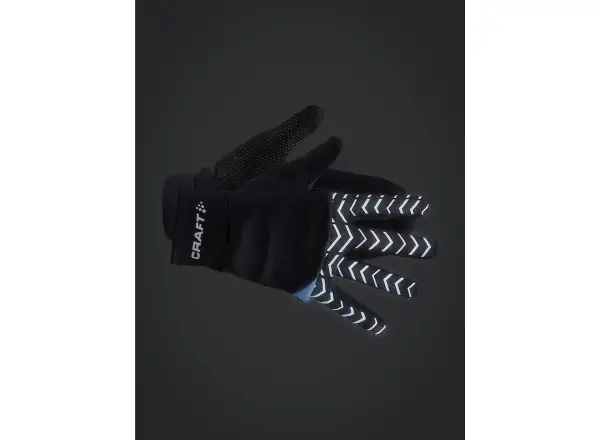 Craft ADV Lumen Hybrid running gloves black