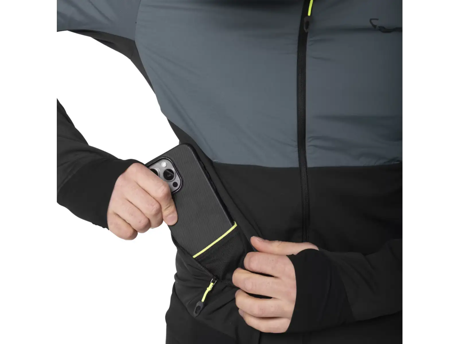 Dynafit Alpine Hybrid men's running jacket Cinder