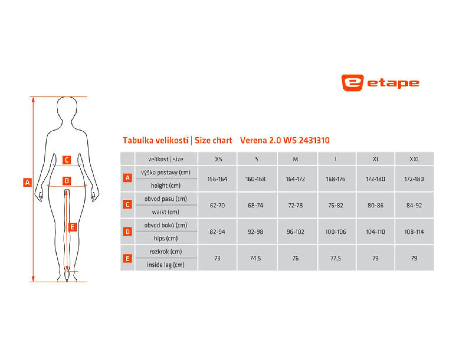 Etape Verena 2.0 WS women's pants černá