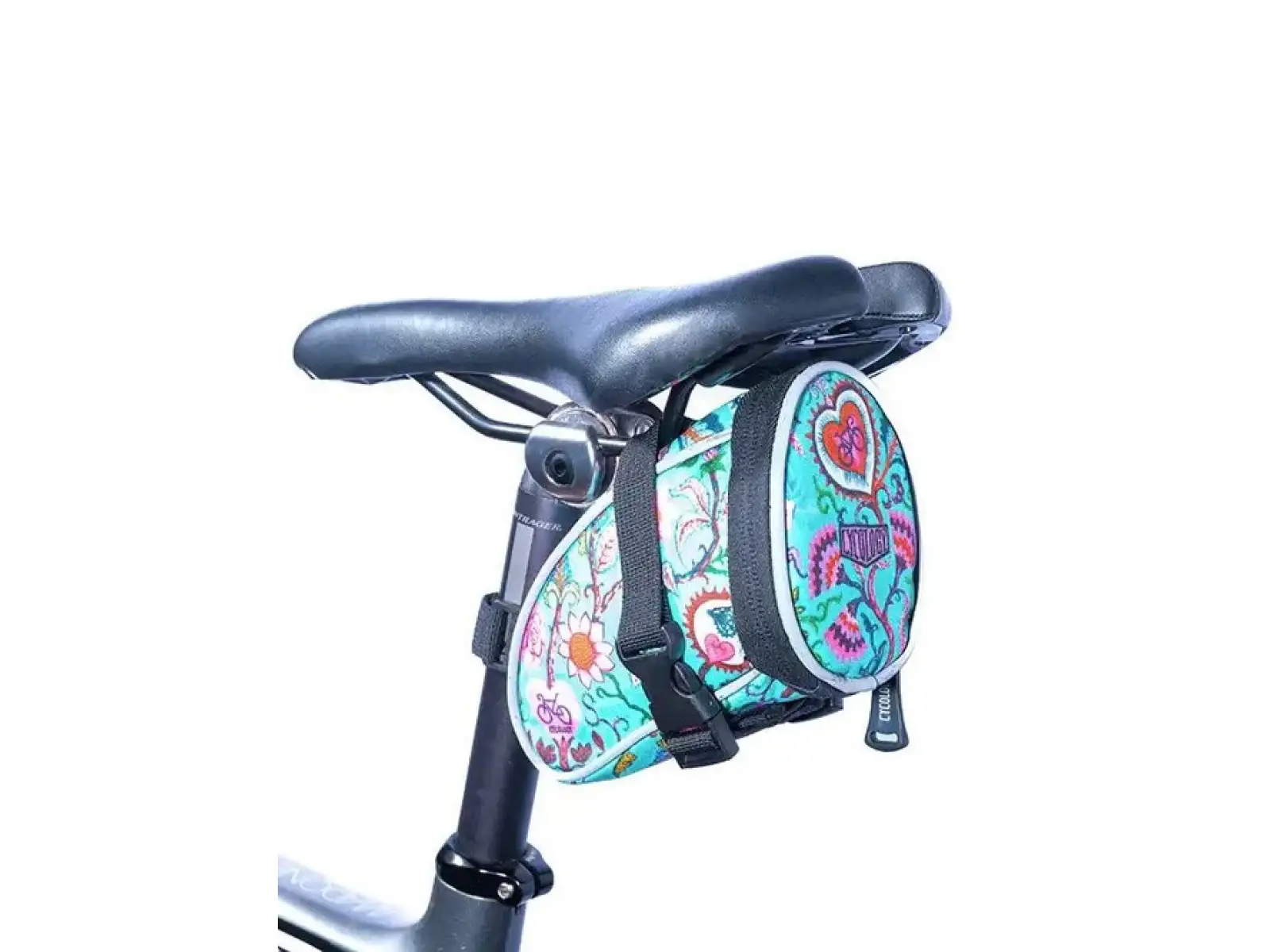 Cycology Secret Garden saddle bag blue