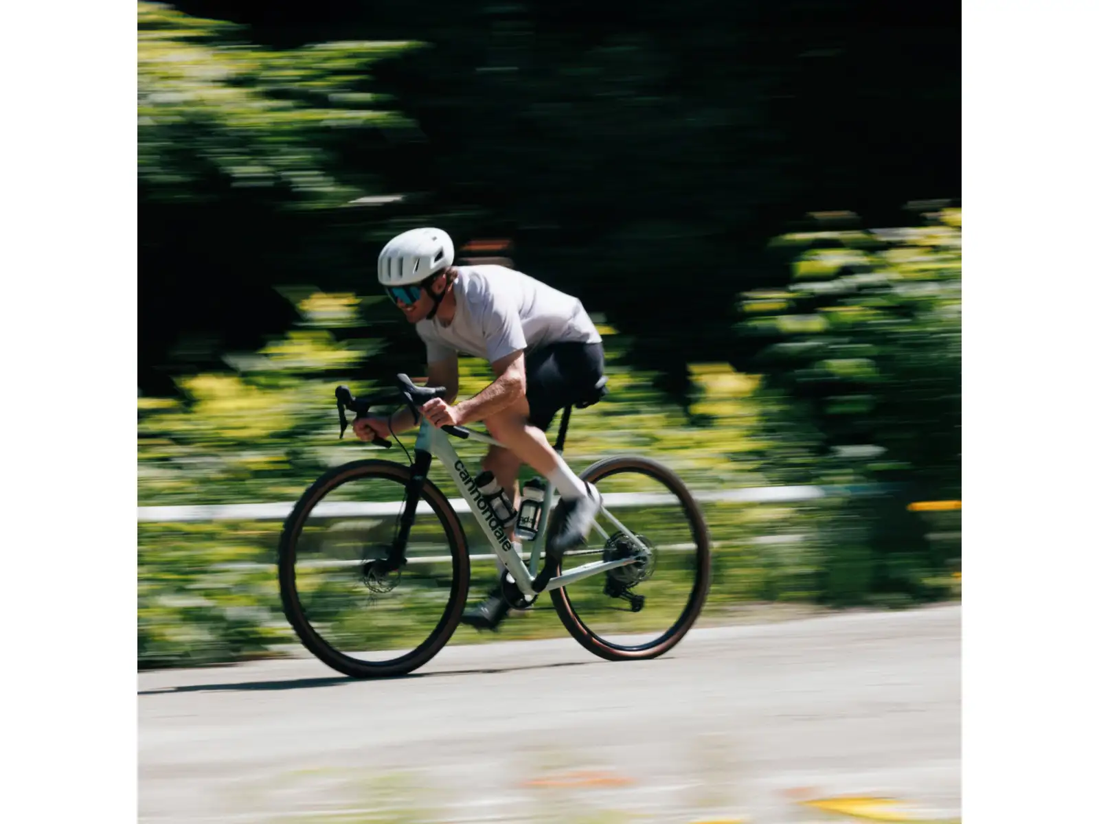 Cannondale Topstone CAAD Lefty gravel bike Sky Grey