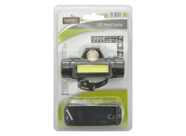Cattara headlamp 120 lm rechargeable