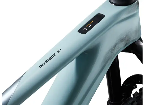 Liv Intrigue X Advanced E+ Elite 2 full suspension e-bike Soap Suds/Aged Denim