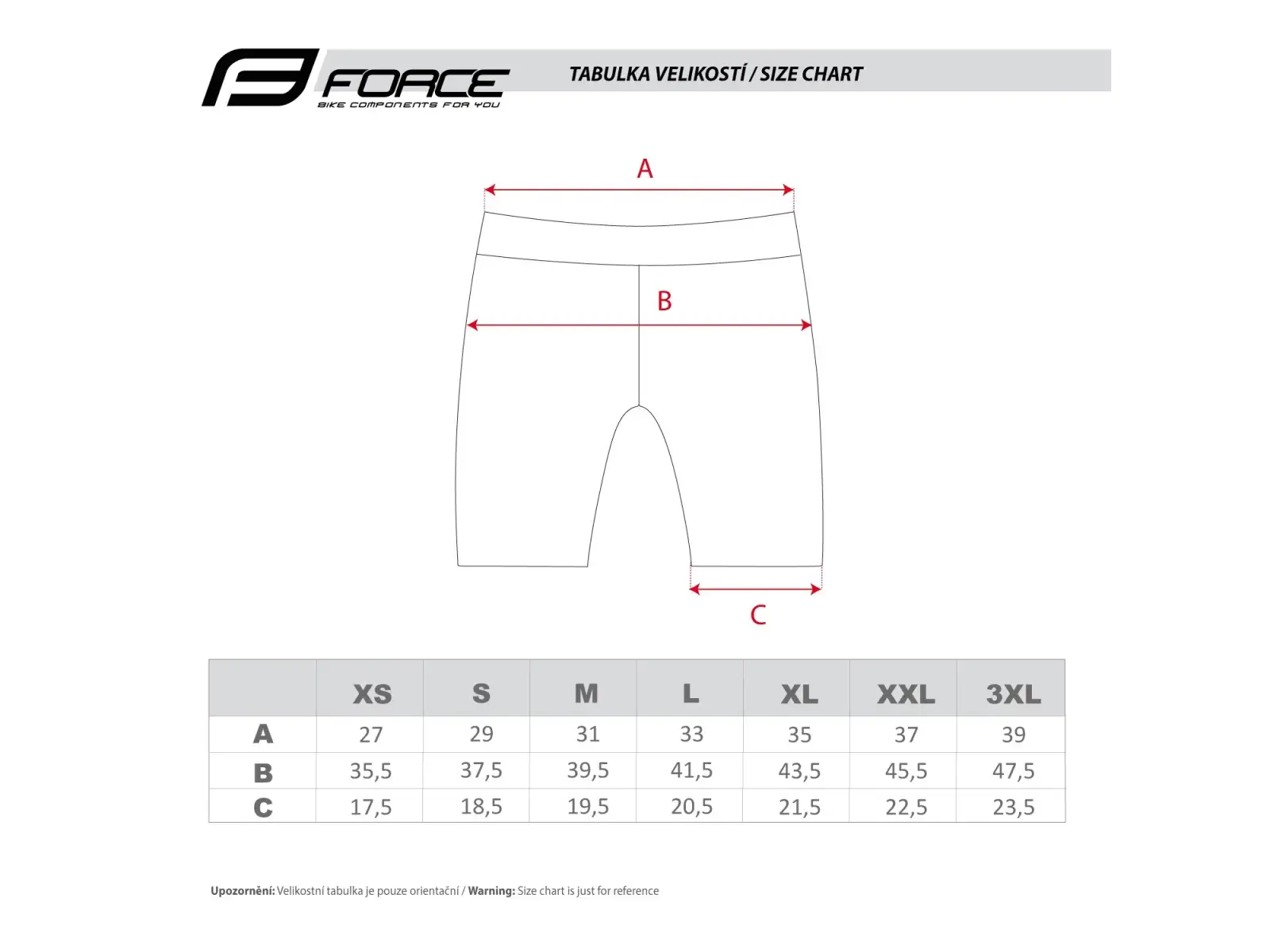Force Shine men's shorts with padding black