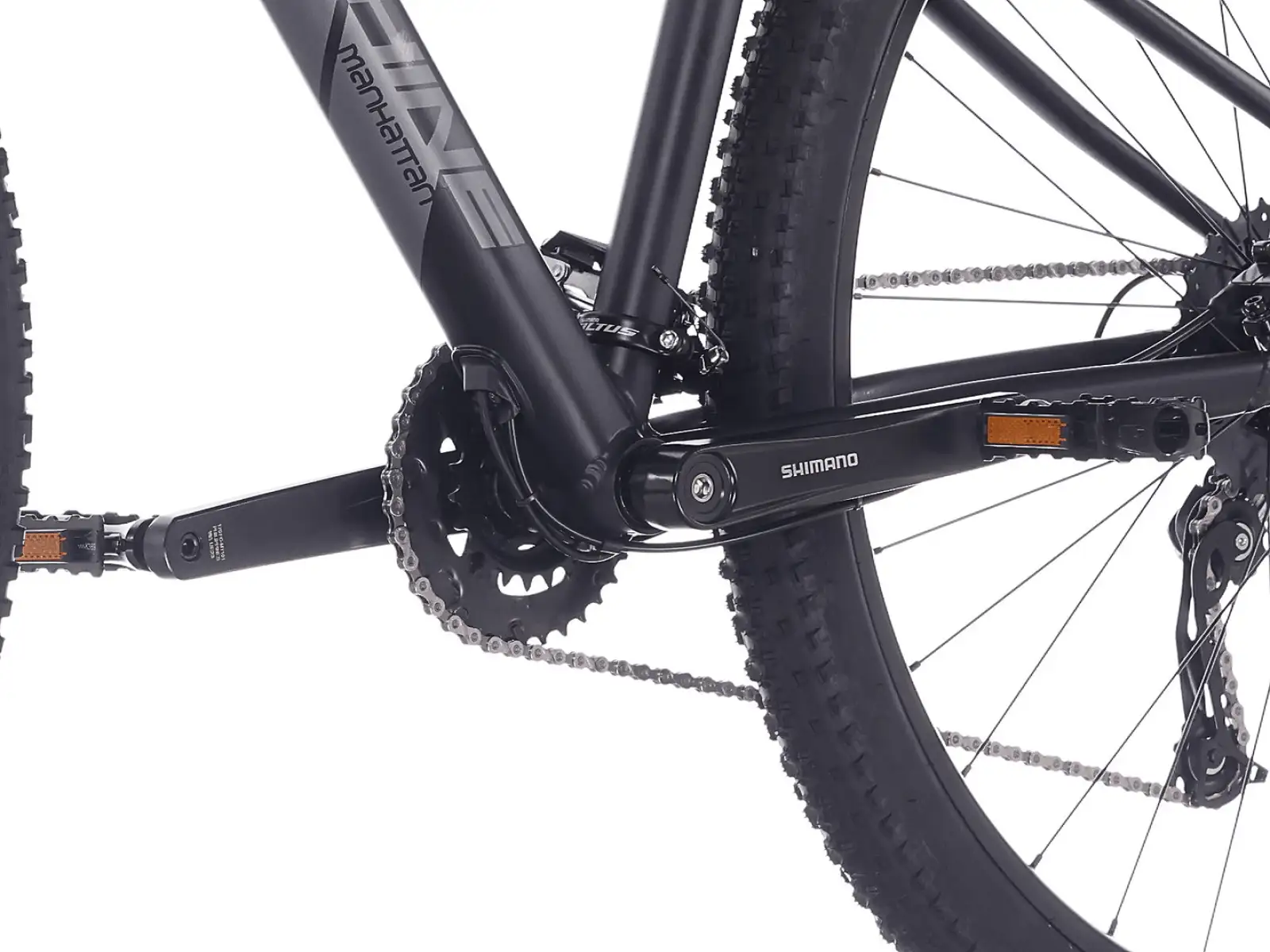 Rock Machine Manhattan 90-29 mountain bike Matt Black
