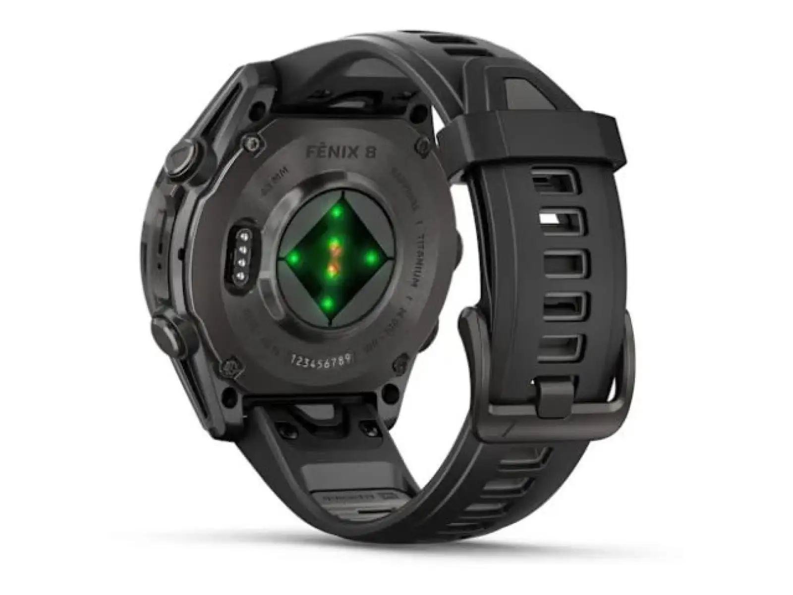 Garmin fenix 8 - 43 mm AMOLED Sapphire smart watch Carbon titanium Black/Pebble grey