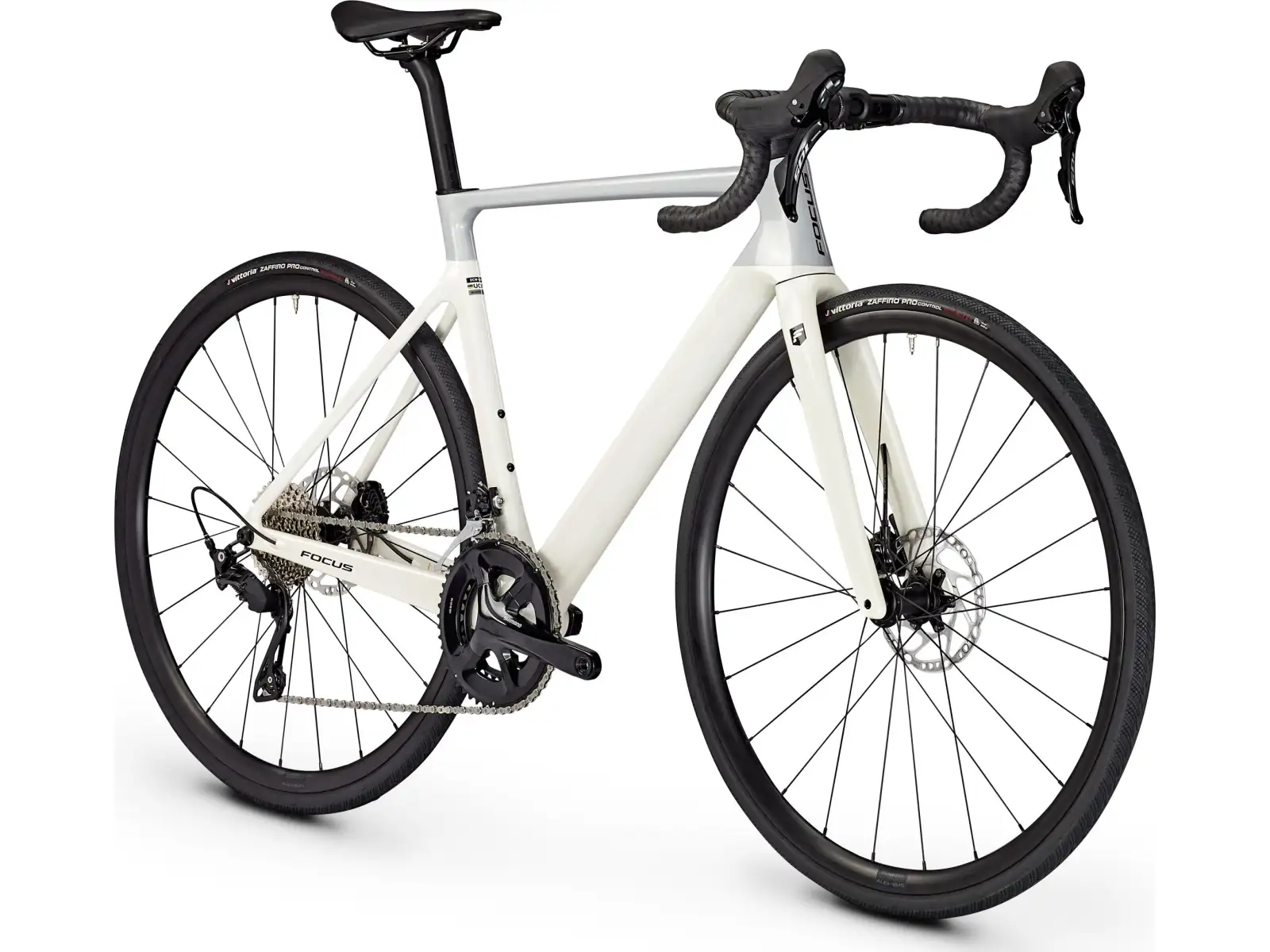 Focus Izalco MAX 8.7 DI road bike Silver Glossy/White Metallic Glossy