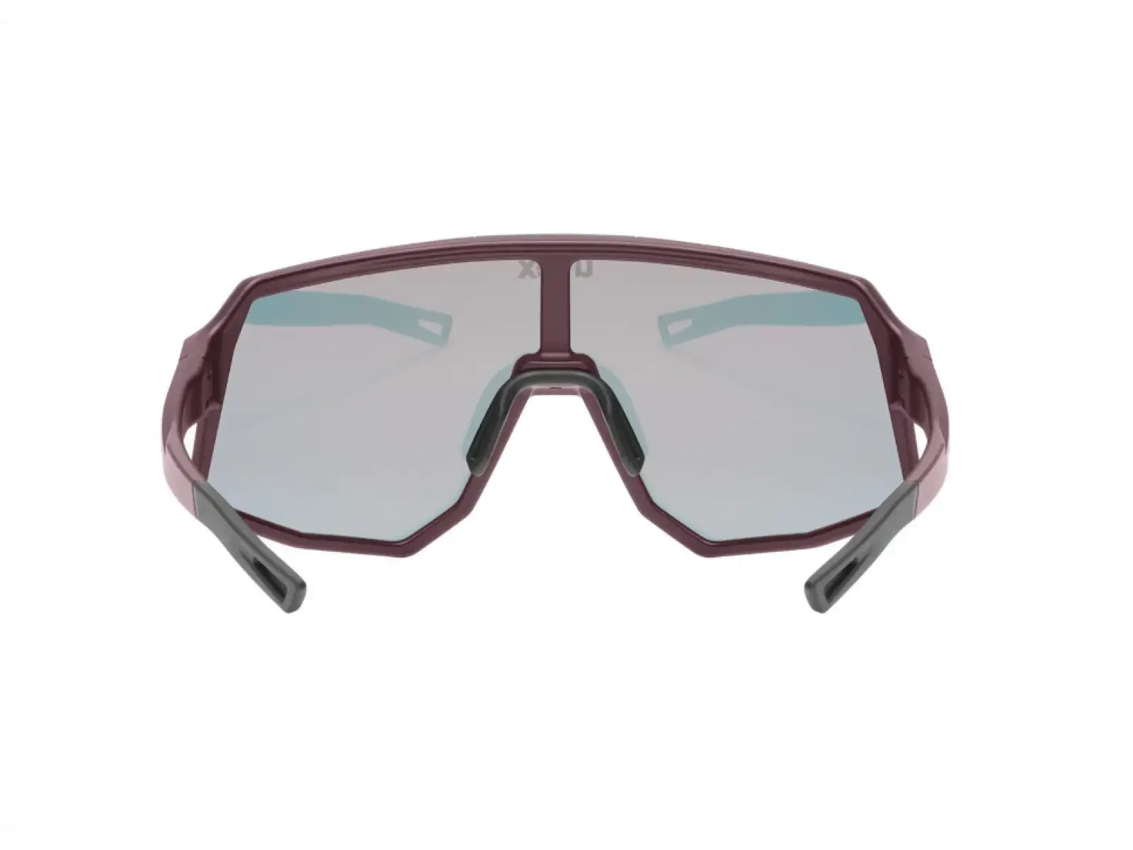 Uvex Sequenze CV cycling glasses Burgundy matt/Mirror Red