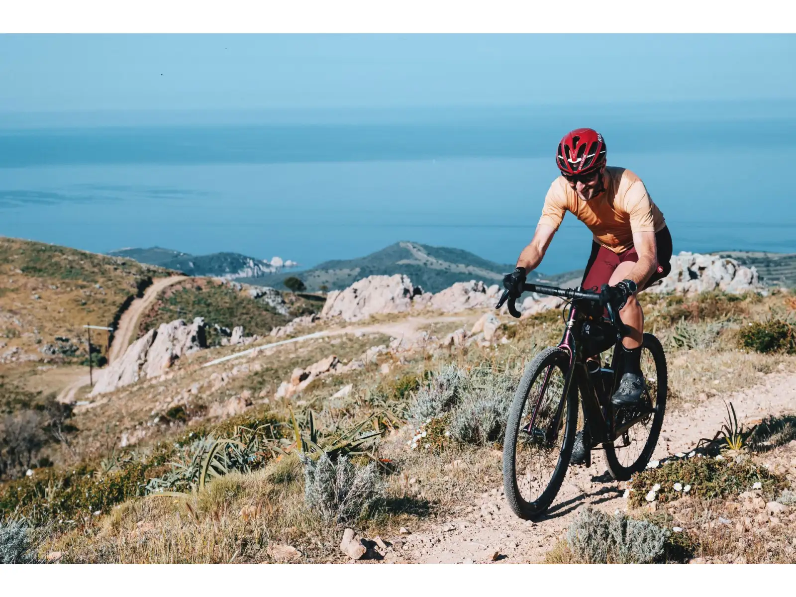 Castelli Unlimited Terra men's jersey short sleeve Honey