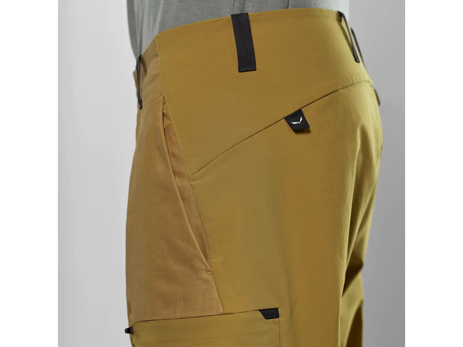 Salewa Puez Hemp/DST 2/1 men's trousers Golden Brown