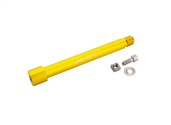 Burgtec front thru axle 15x110 mm Boost Kabolt gold