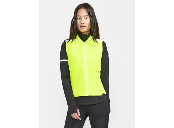 Craft ADV SubZ Lumen women's running vest yellow