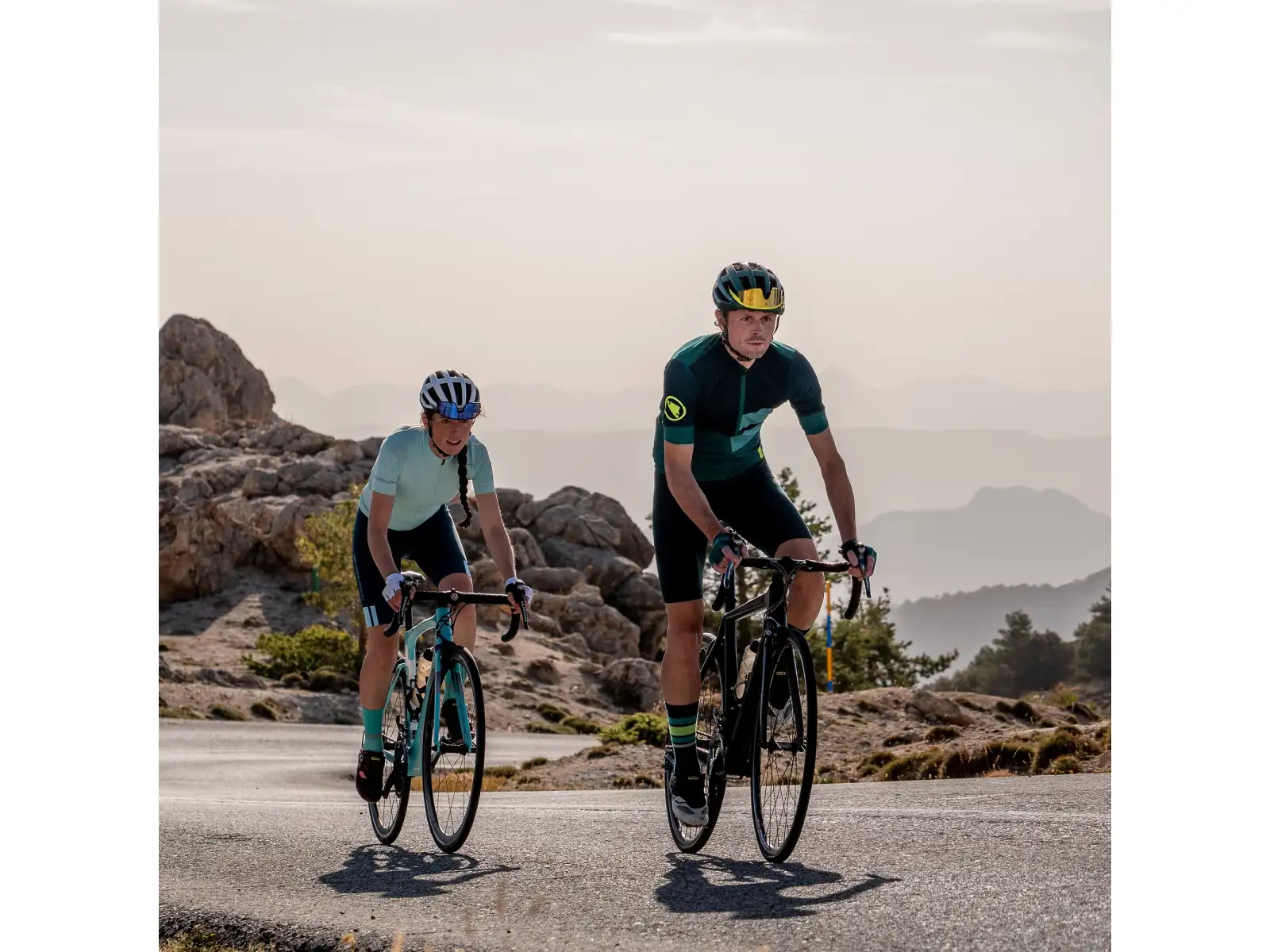 Endura FS260 Print men's jersey short sleeve Emerald green