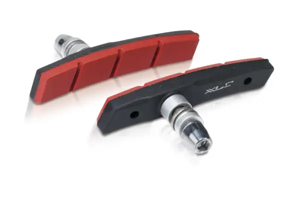 XLC BS-V12 brake pads for e-bikes red 4pcs