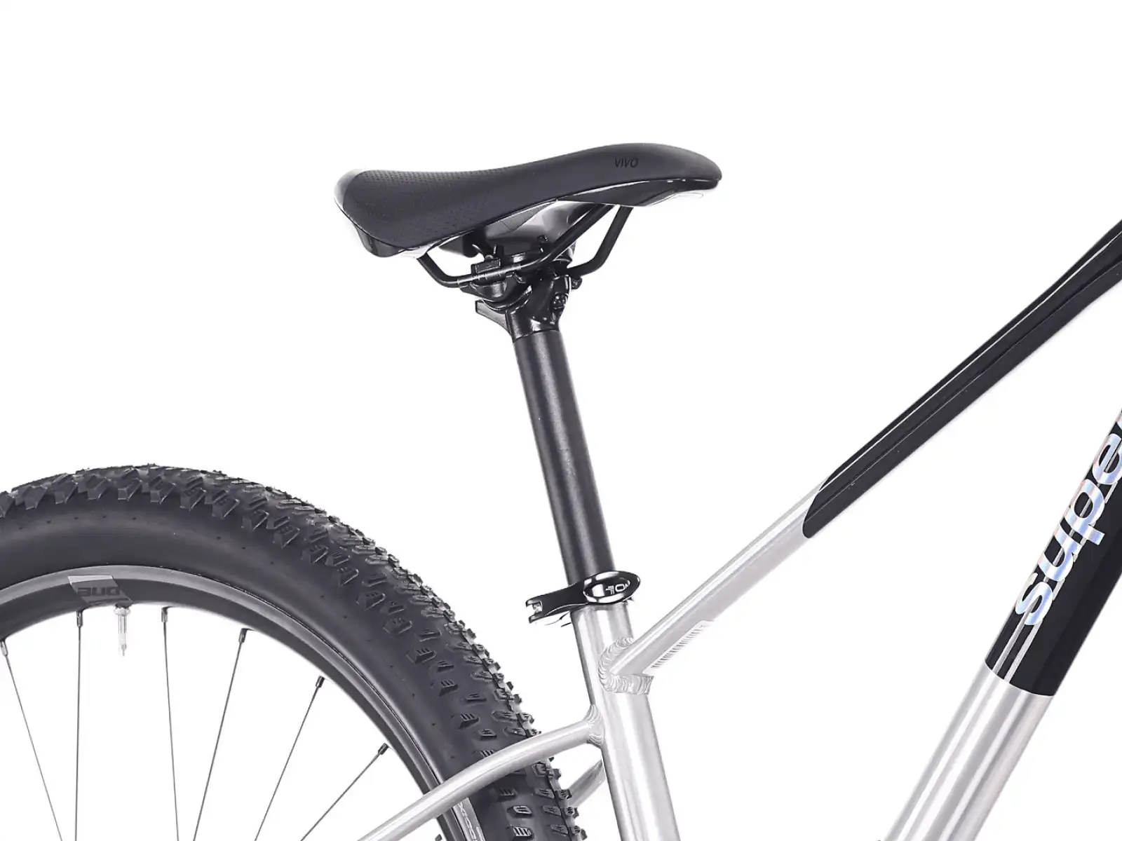 Superior TEAM 27.3 kids bike Gloss Brushed Alu / Rainbow Black