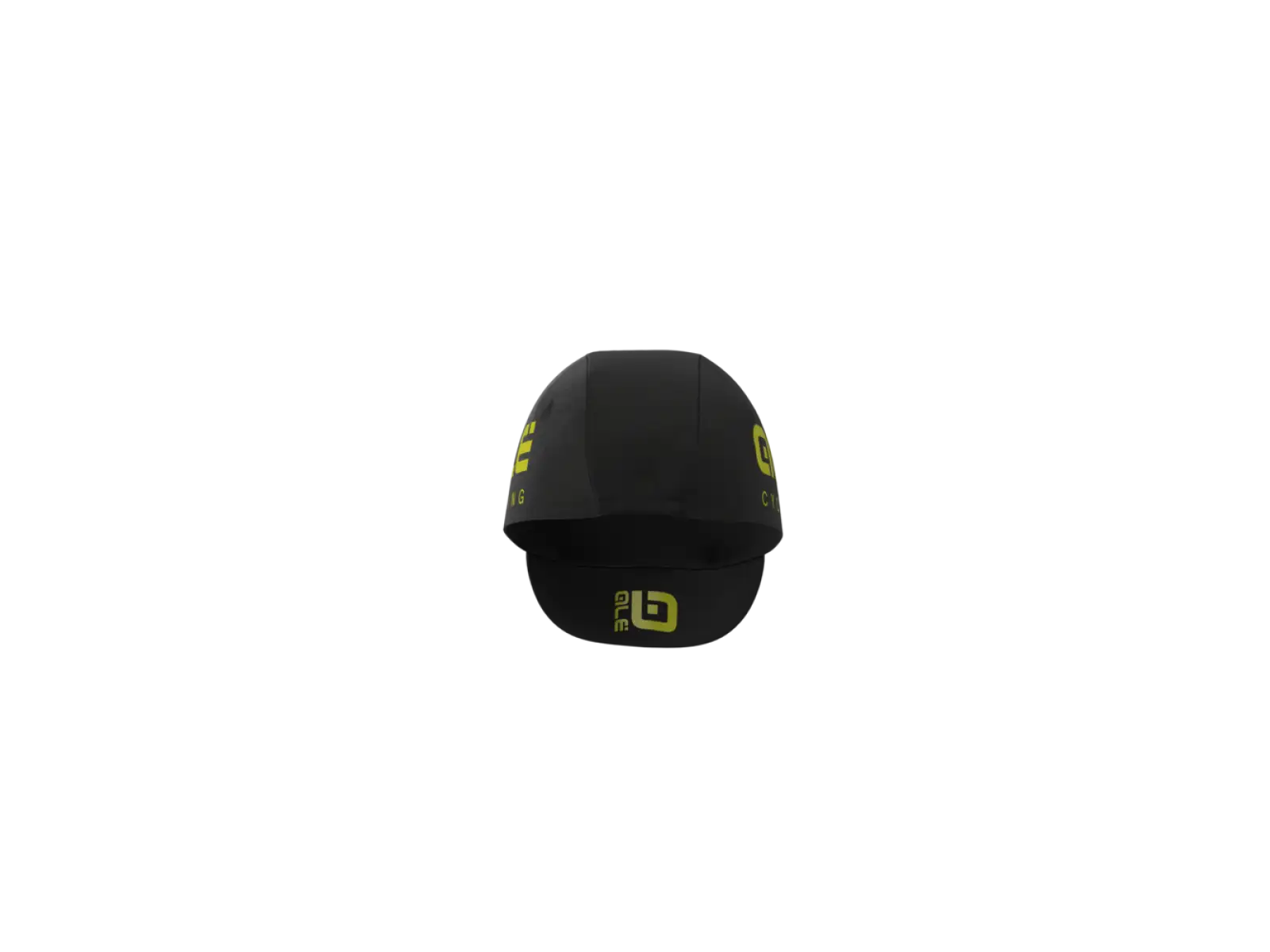 Alé summer cycling cap black/fluorescent yellow