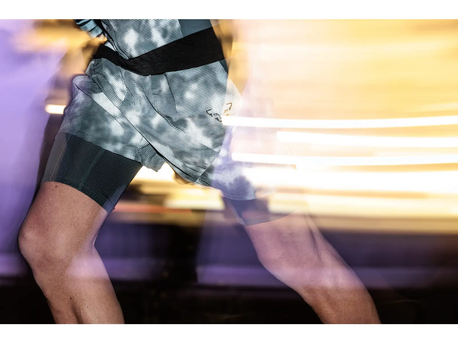 Dynafit Trail Reflective 2in1 men's running shorts Cinder