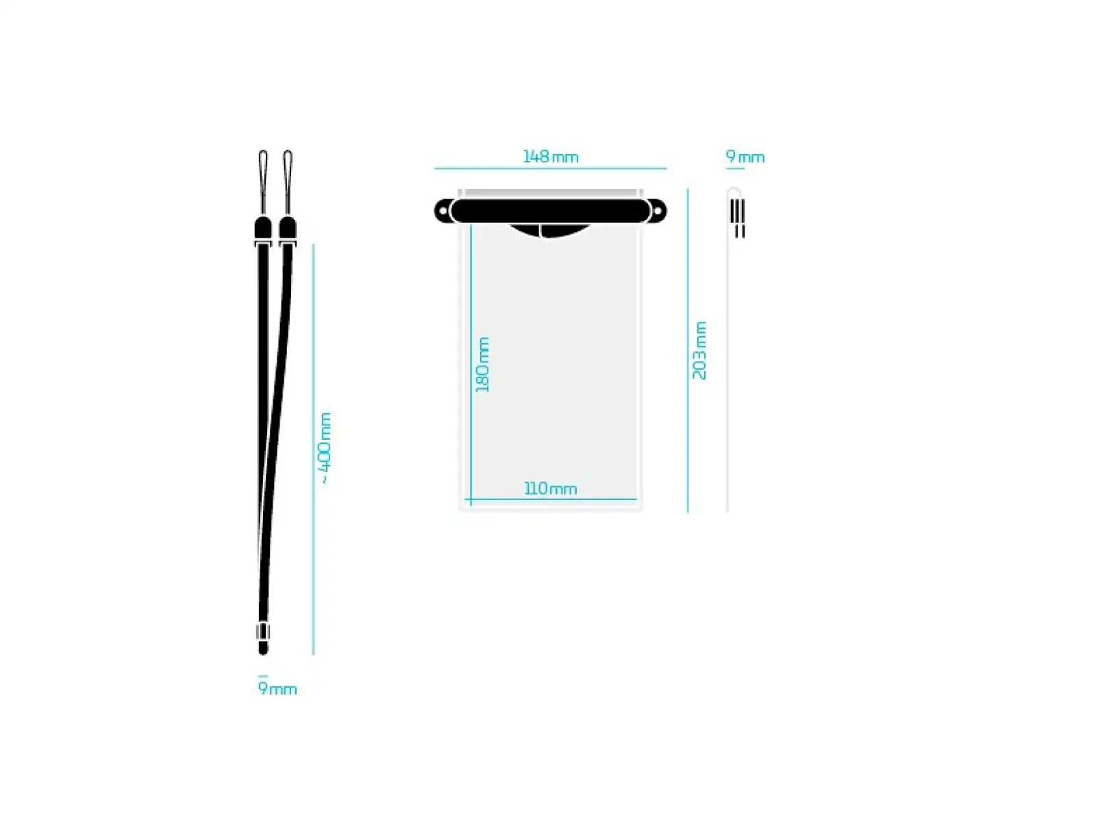 Fidlock Hermetic case Medi Transparent