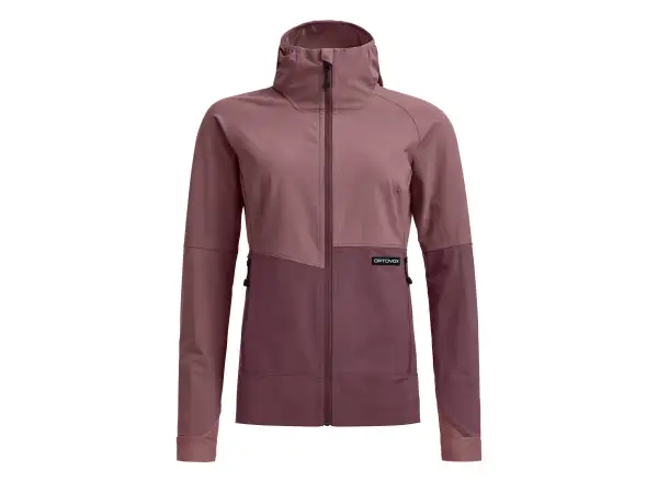 Ortovox Venet Softshell Hooded Jacket women's softshell jacket with hood Dusk Rose