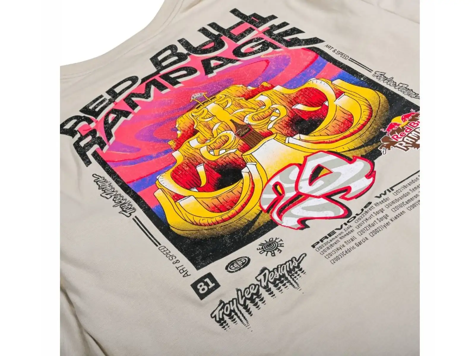 Troy Lee Designs x Red Bull Rampage Altered Reality men's long sleeve shirt Cement