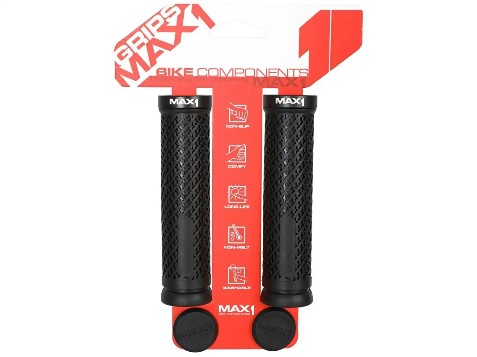 MAX1 Race Lock grips black