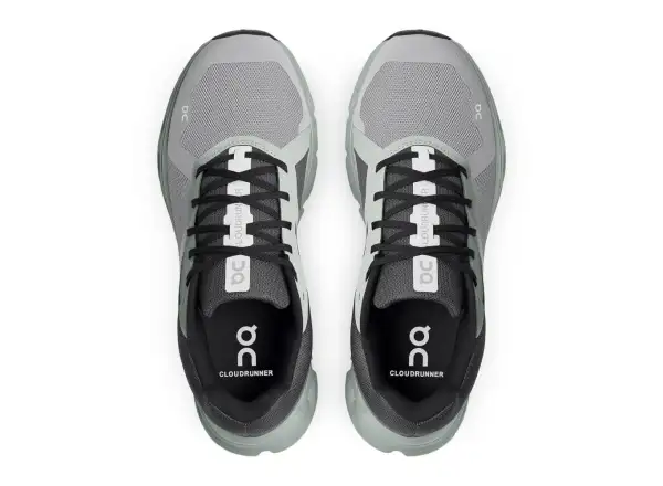 On Cloudrunner Running Shoes Men Alloy/Moss