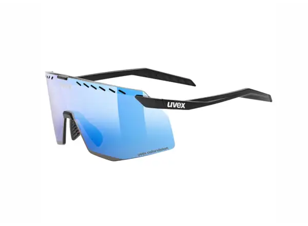 Uvex Pace Stage ColorVision Small glasses Black Matt/Mirror Blue