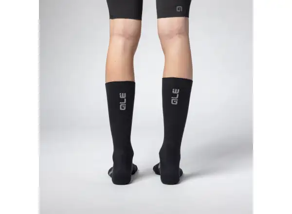 ALÉ Thermo 2.0 winter cycling socks Black