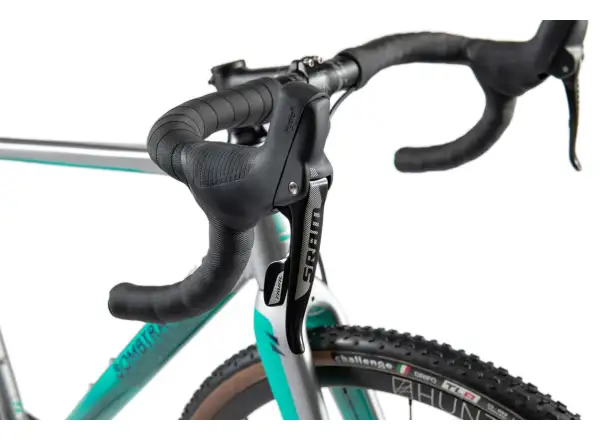 Bombtrack Tension 2 cyclocross bike Glossy Grey / Green