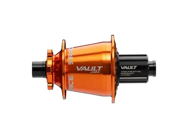 Race Face Vault Boost 424J rear hub 12x148 mm Sram XD 32 hole orange