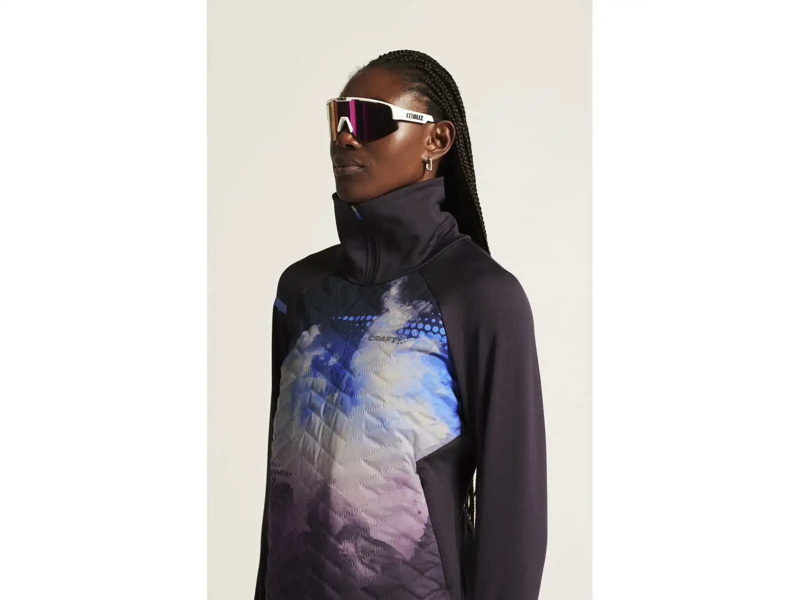 Craft ADV SubZ Sweater women's running jacket purple