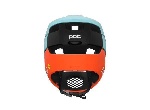 POC Otocon Race MIPS helmet Indicolite Blue Matt/Carnelian Orange Matt