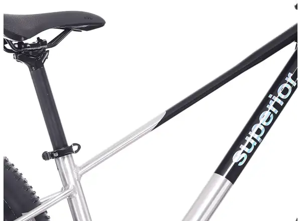 Superior TEAM 27.3 kids bike Gloss Brushed Alu / Rainbow Black
