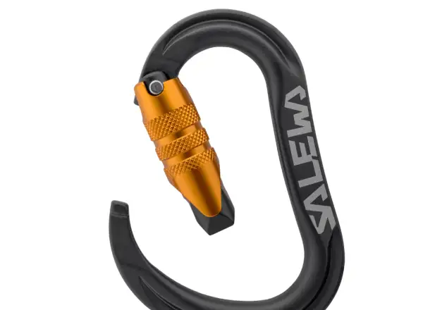 Salewa Ortles HMS C.3 carabiner M Black/Orange