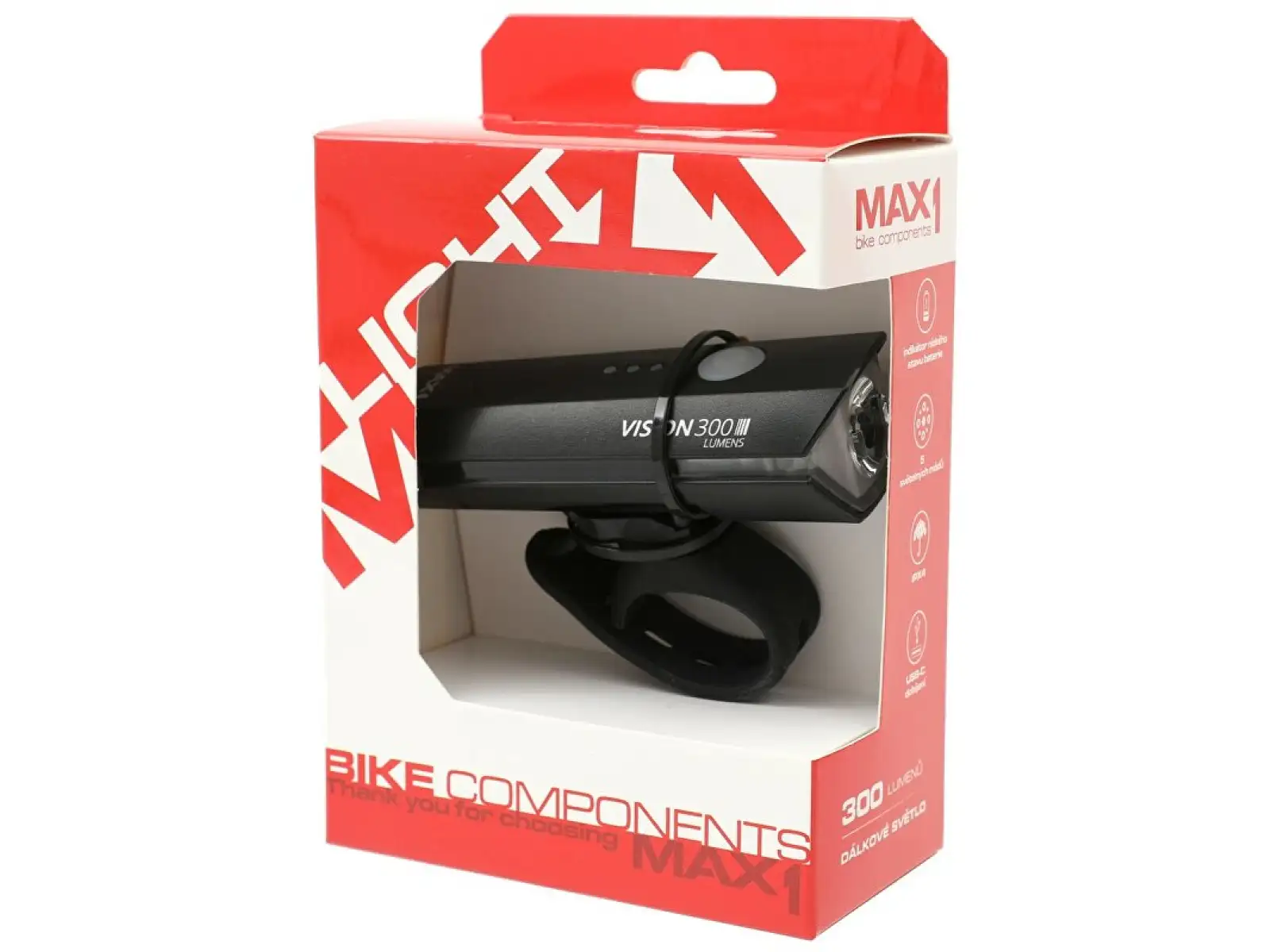 MAX1 Vision 300 USB front light
