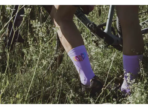 Force In Heart socks long purple