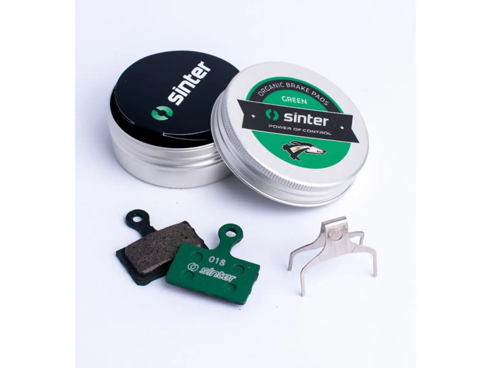 Sinter Shimano K Type brake pads polymer green