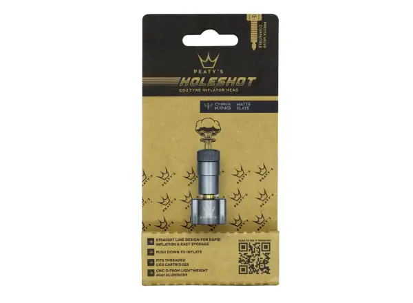 Peatys Holeshot CO2 pump head Slate