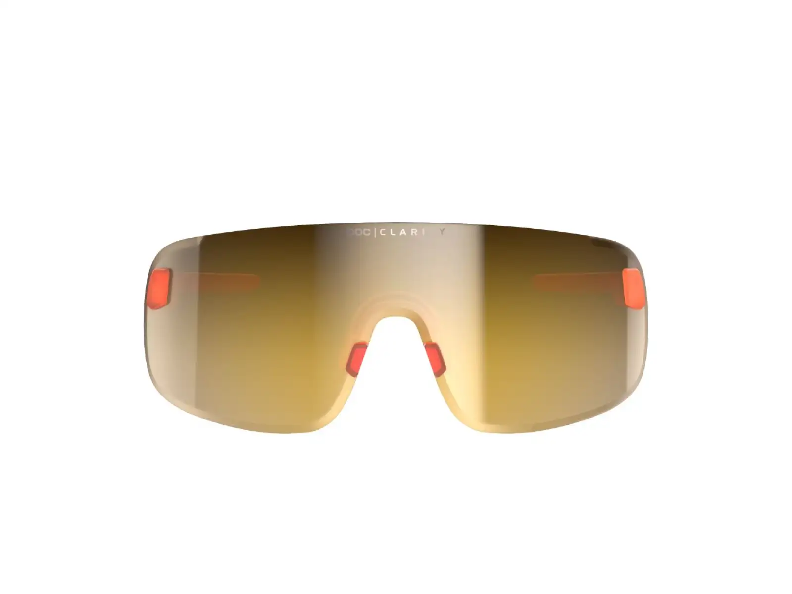 POC Elicit cycling glasses Fluorescent Orange Translucent
