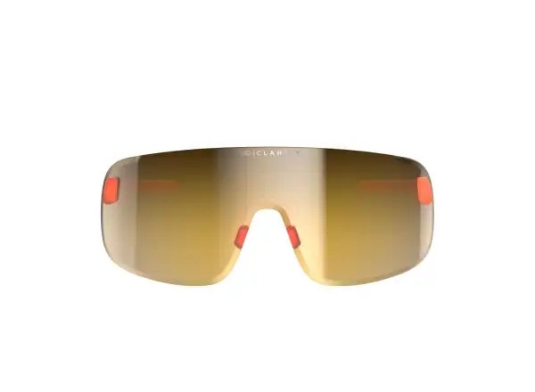 POC Elicit cycling glasses Fluorescent Orange Translucent