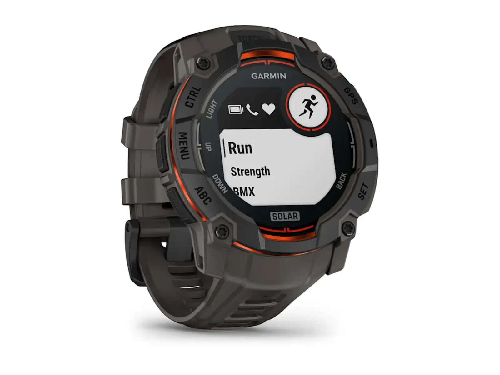 Garmin Instinct 3 Solar 50 mm smart watch Black/Charcoal strap
