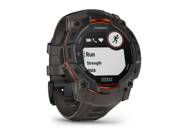 Garmin Instinct 3 Solar 50 mm smart watch Black/Charcoal strap