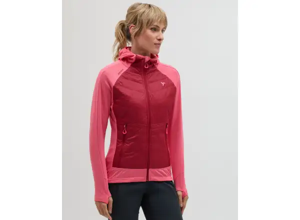 Silvini Divera women's insulated sweatshirt Punch/Merlot