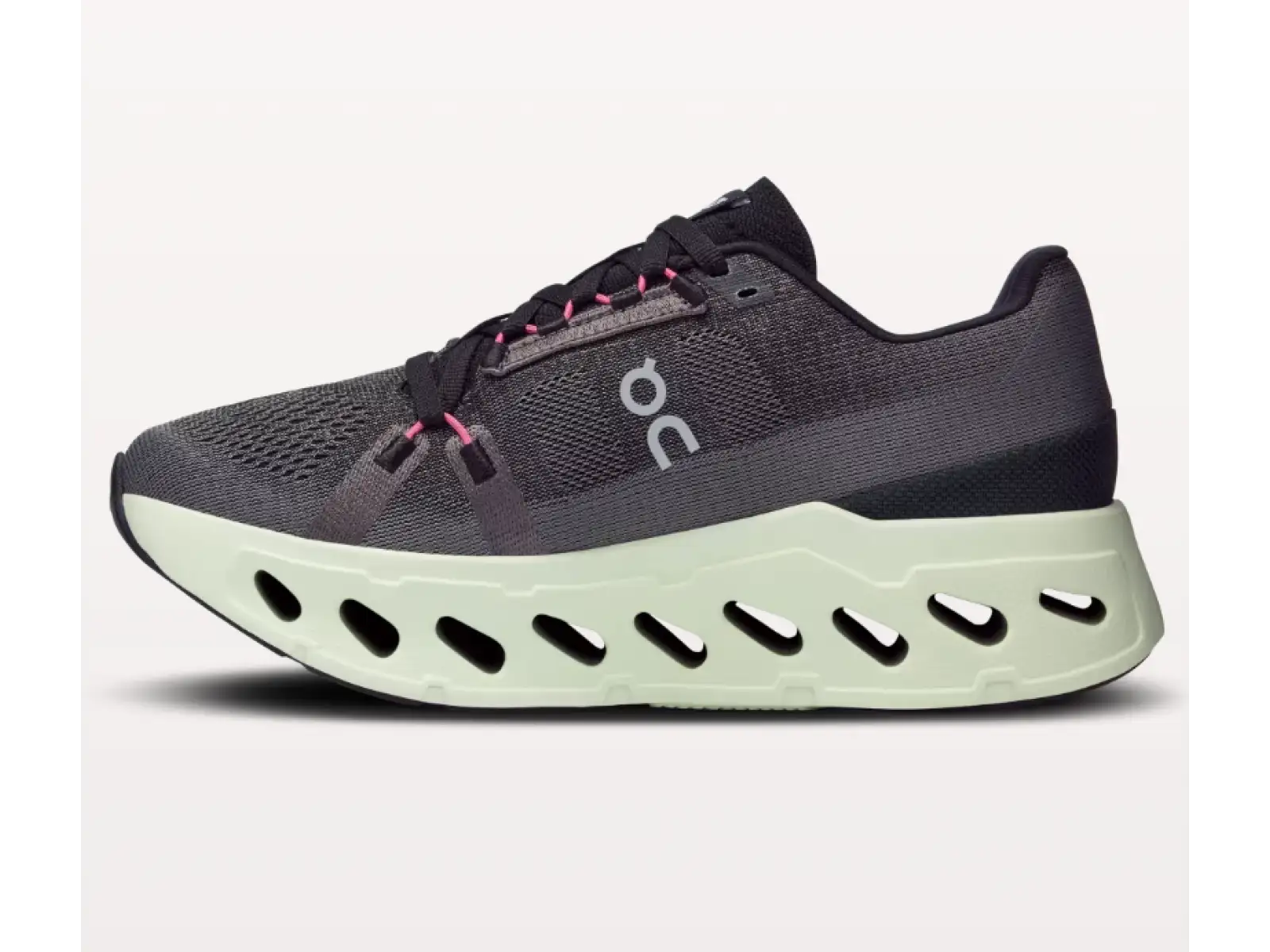 On Cloudeclipse Running Shoes Women Rock/Lima