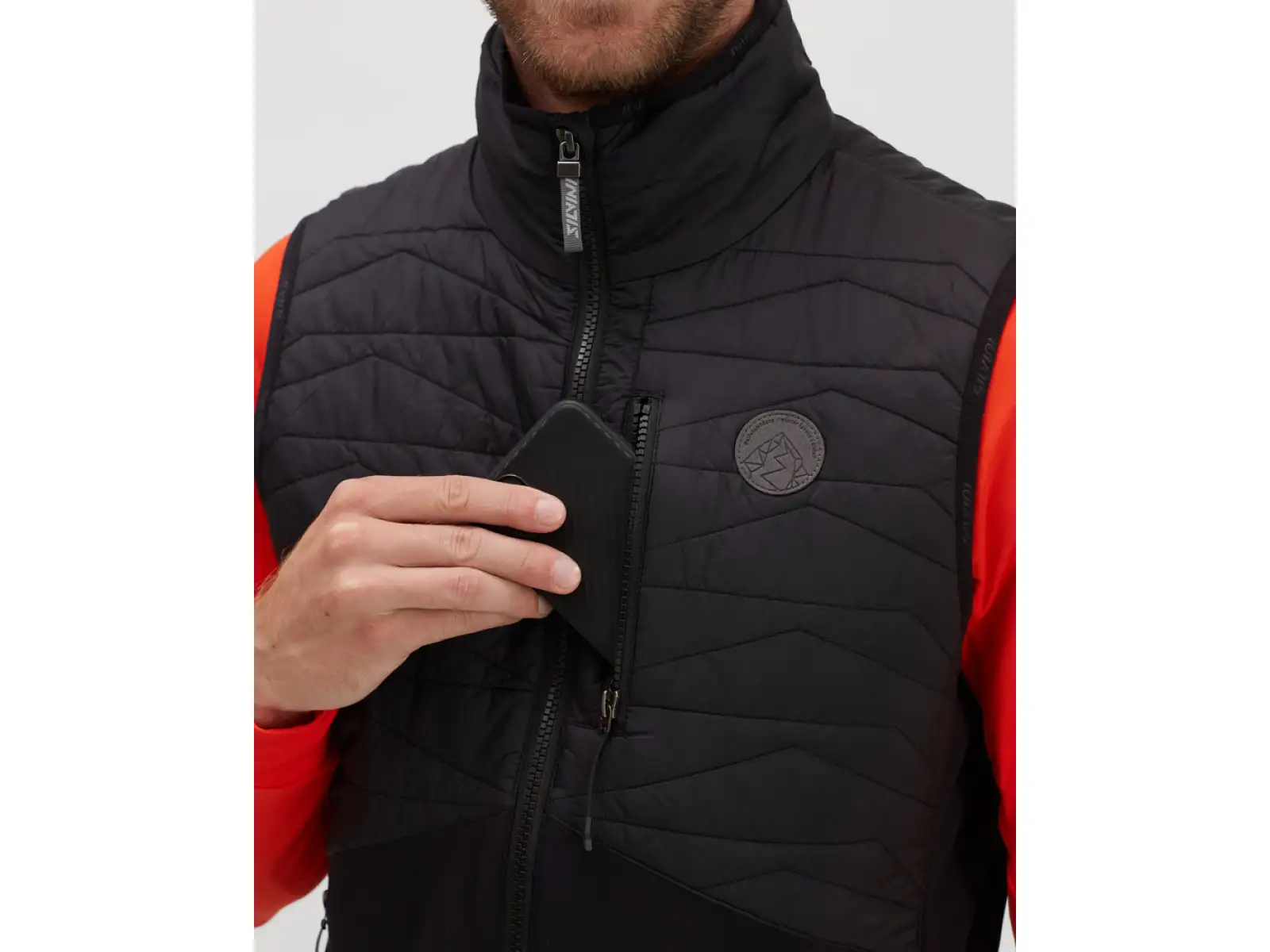 Silvini Grotte men's insulated vest Black/Cloud