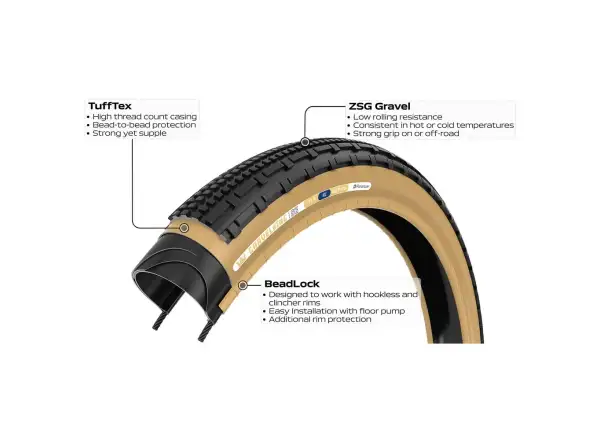 Panaracer GravelKing SK tire 700x30 black