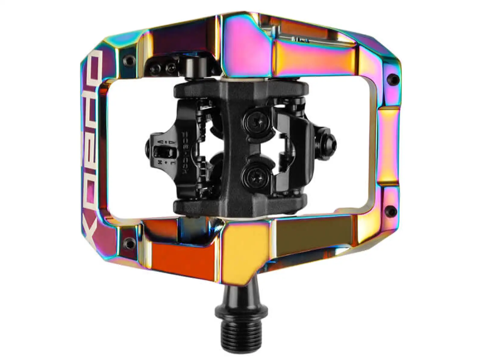 X-pedo GFX clipless pedals oil slick