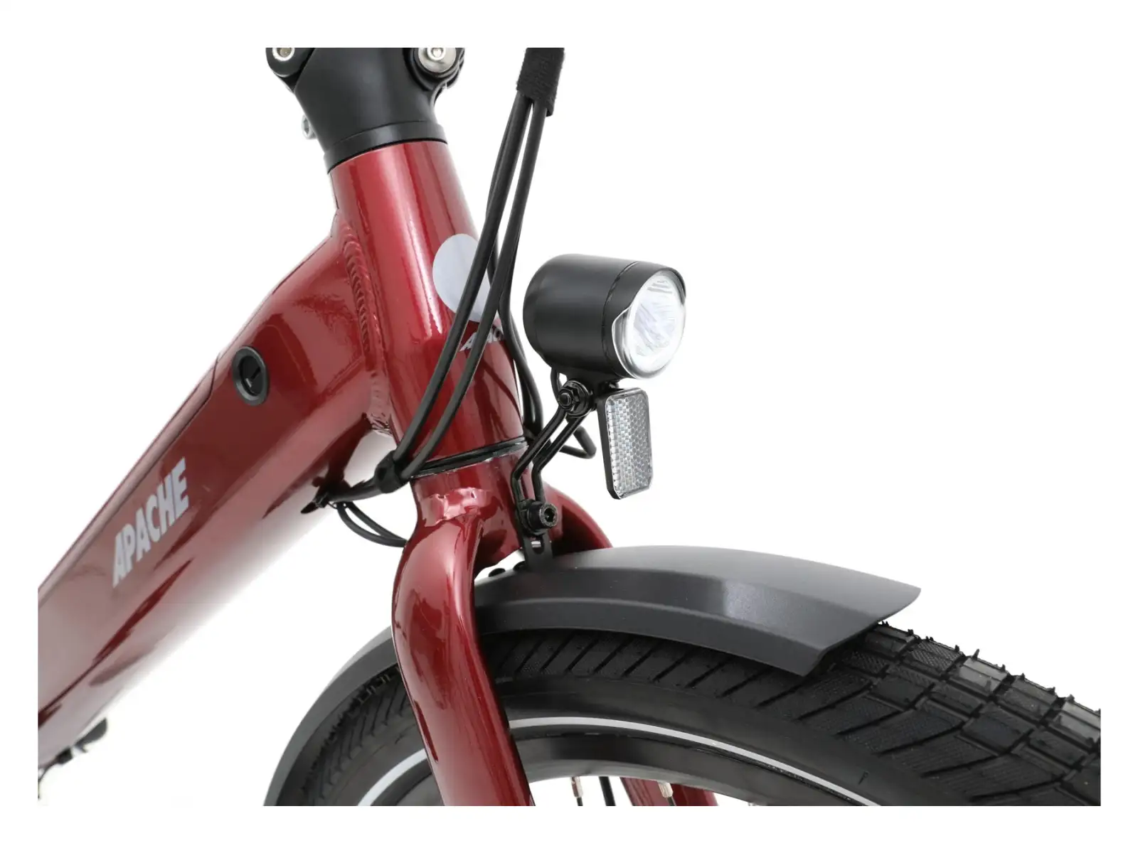 Apache Tanka 24 RX folding e-bike 363 Wh S/M burgundy