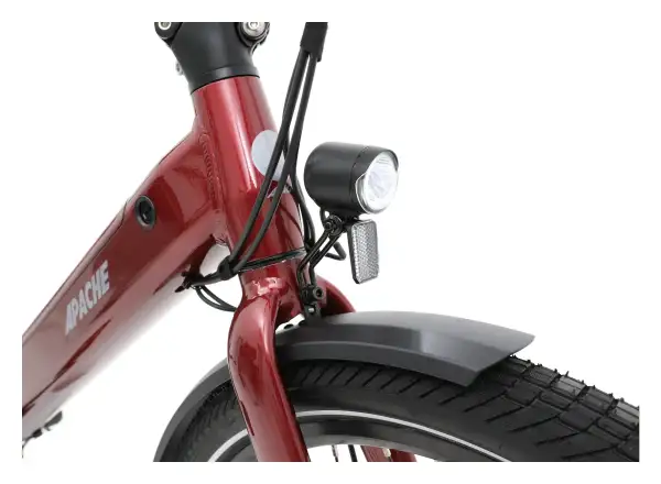 Apache Tanka 24 RX folding e-bike 363 Wh S/M burgundy