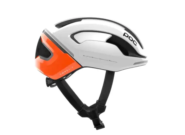 POC Omne Beacon MIPS cycling helmet Fluorescent Orange AVIP/Hydrogen White